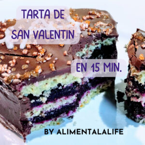 Tarta de San Valentín en 15 min.